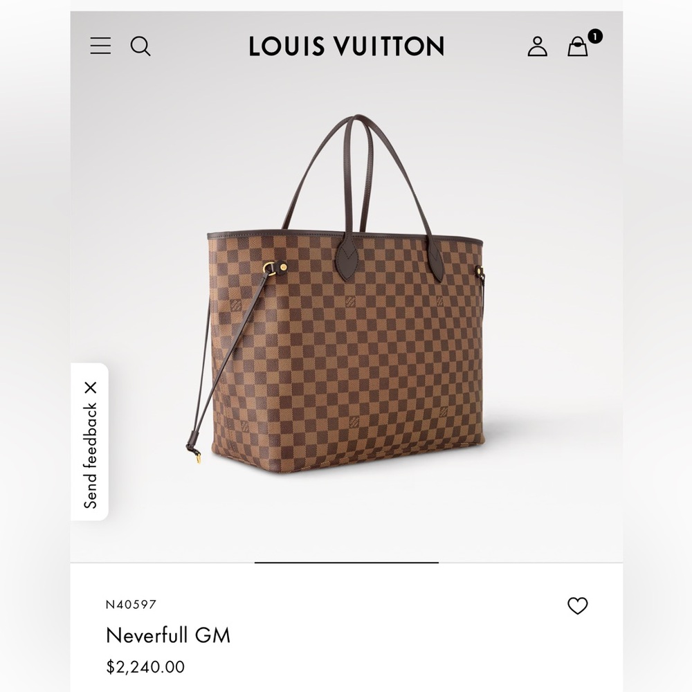Louis Vuitton Red Interior Tote